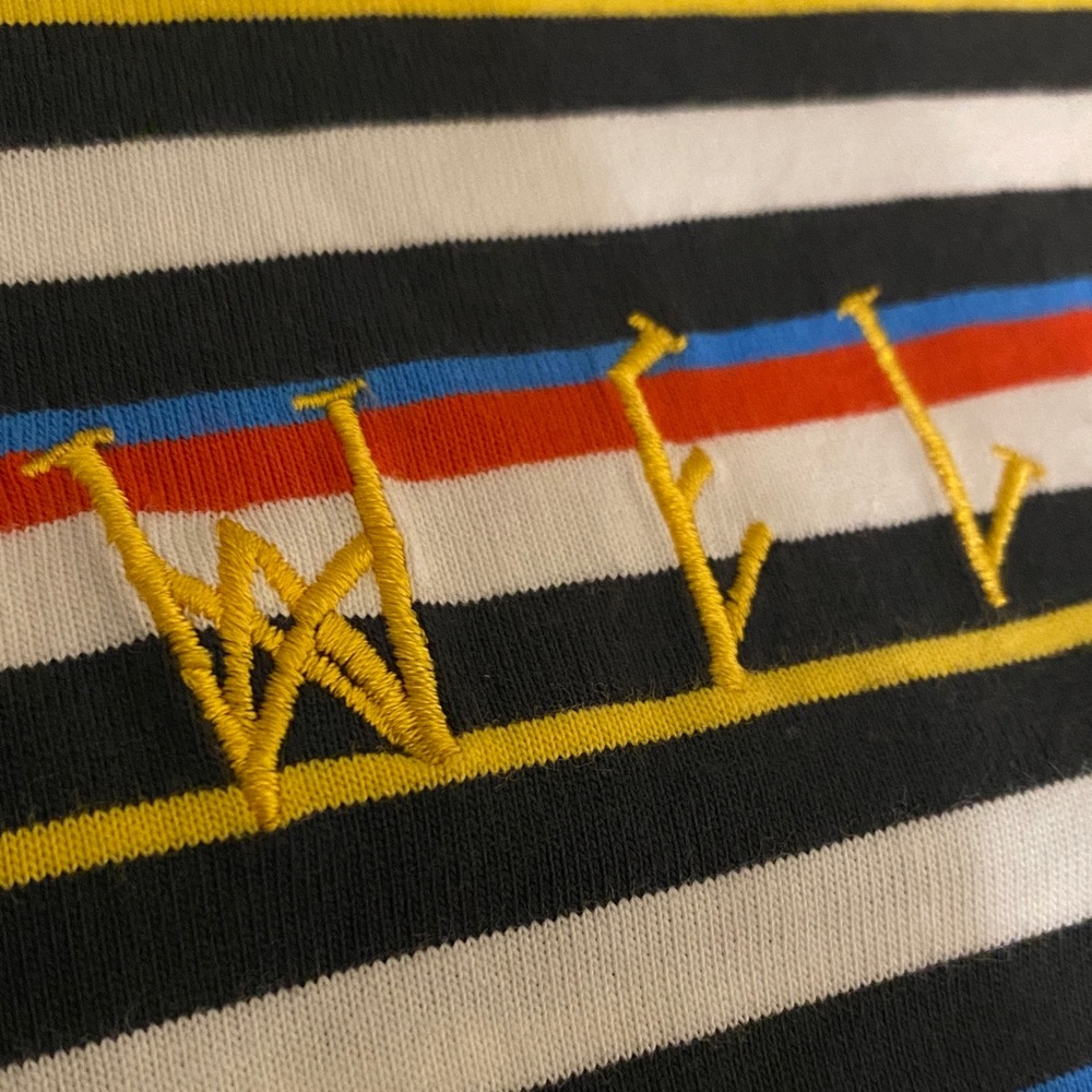 Welcome Striped LS Tee - Picture 3 of 7